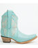 Image #2 - Circle G Women's Butterfly Western Booties - Snip Toe, Mint, hi-res