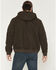 Image #4 - Thorogood Men's Legacy Stone Washed Hooded Bomber Jacket, Black, hi-res