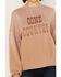 Image #3 - White Crow Women's Glitter Gone Country Graphic Sweatshirt , Pink, hi-res