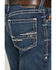 Image #4 - Ariat Men's Boot Barn Exclusive M4 Adkins Dark Wash Relaxed Fit Stretch Bootcut Jeans, Blue, hi-res