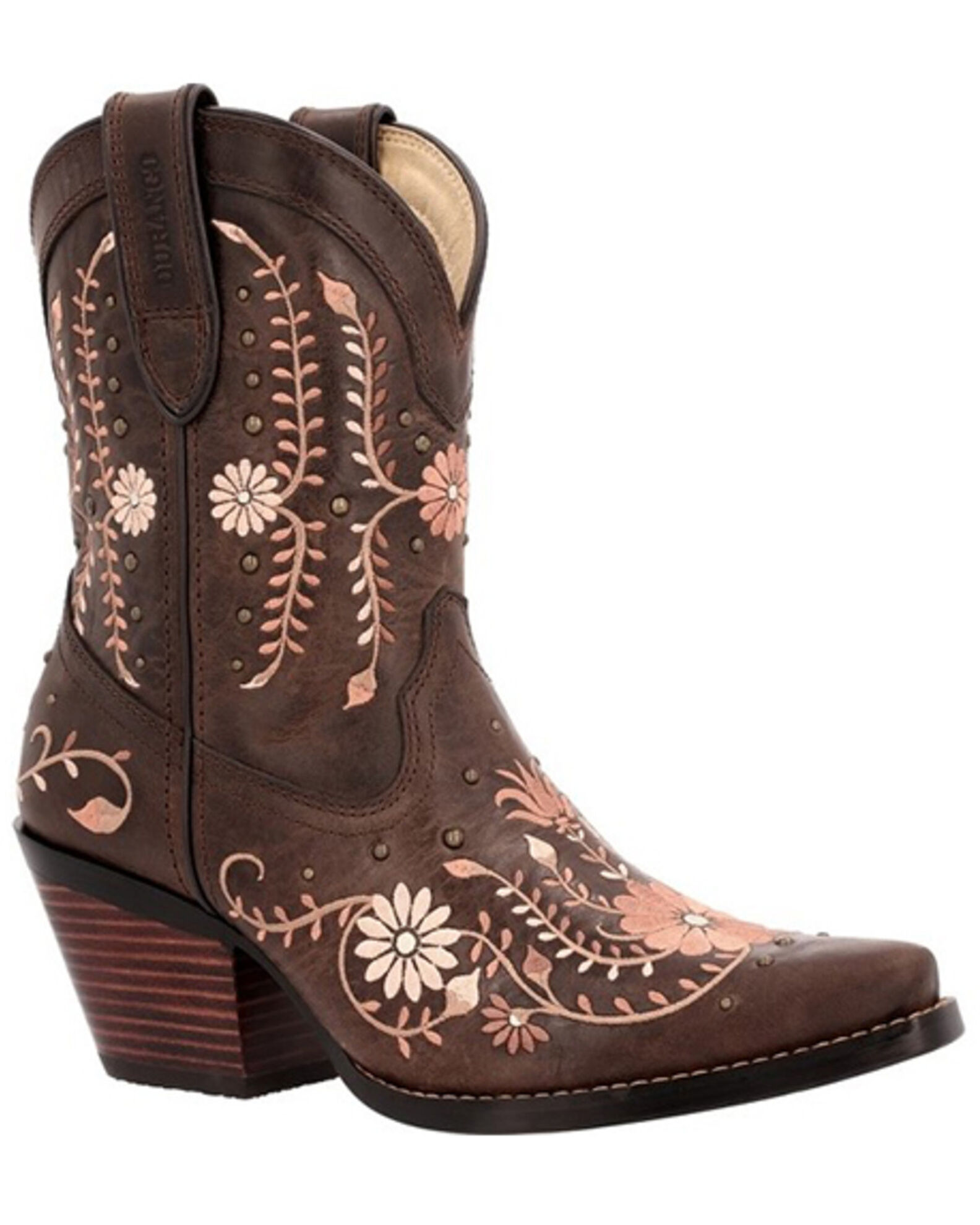 Durango Women s Crush Rose Wildflower Western Boots Snip Toe Country Outfitter