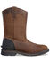 Image #2 - Carhartt Men's 11" Montana Water Resistant Wellington Work Boots - Steel Toe, Brown, hi-res