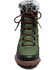 Image #4 - Bogs Women's Cedar Quilt Lace Waterproof Boots - Round Toe, Dark Green, hi-res