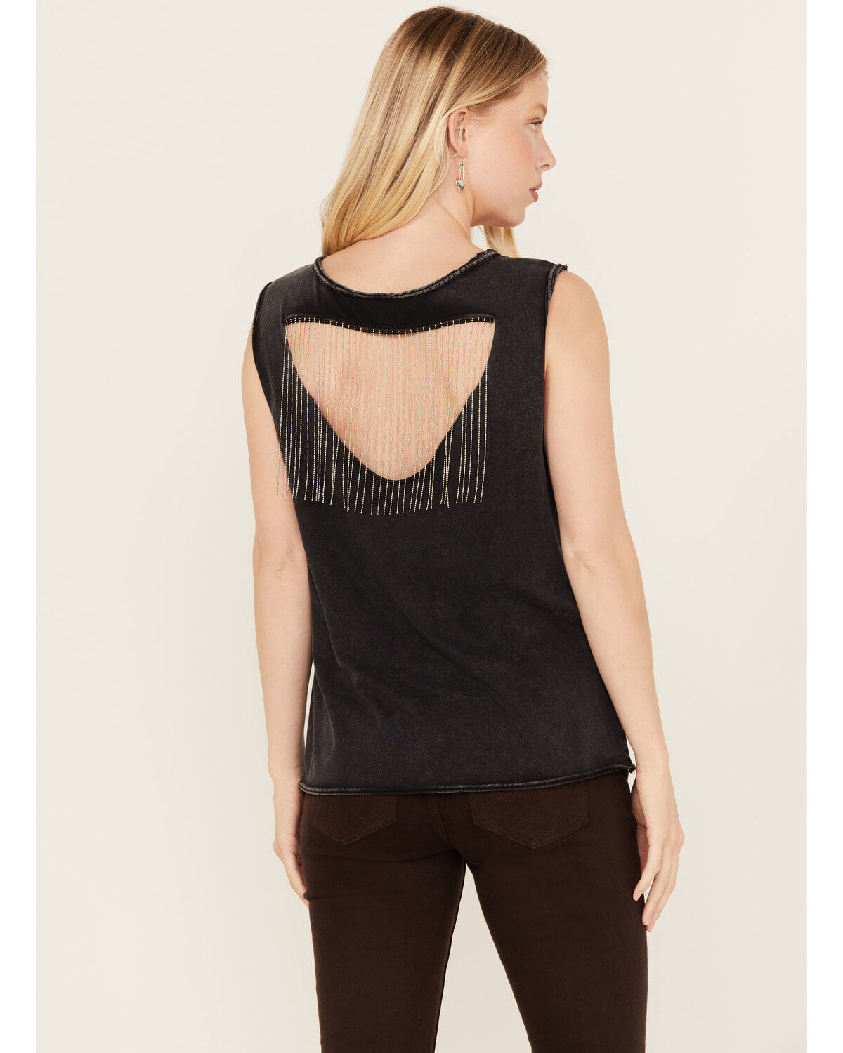 Image #4 - Idyllwind Women's Rock N' Roll Rhinestone Fringe Tee, , hi-res
