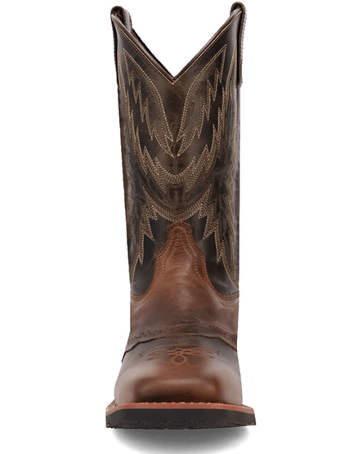 Image #4 - Laredo Men's Hyde Performance Western Boots - Broad Square Toe, Brown, hi-res