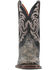 Image #4 - Dan Post Men's Dillinger Full Quill Ostrich Western Boots - Broad Square Toe, Grey, hi-res