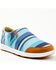 RANK 45 Women's Multi Stripe Casual Shoe - Round Toe, Blue, hi-res