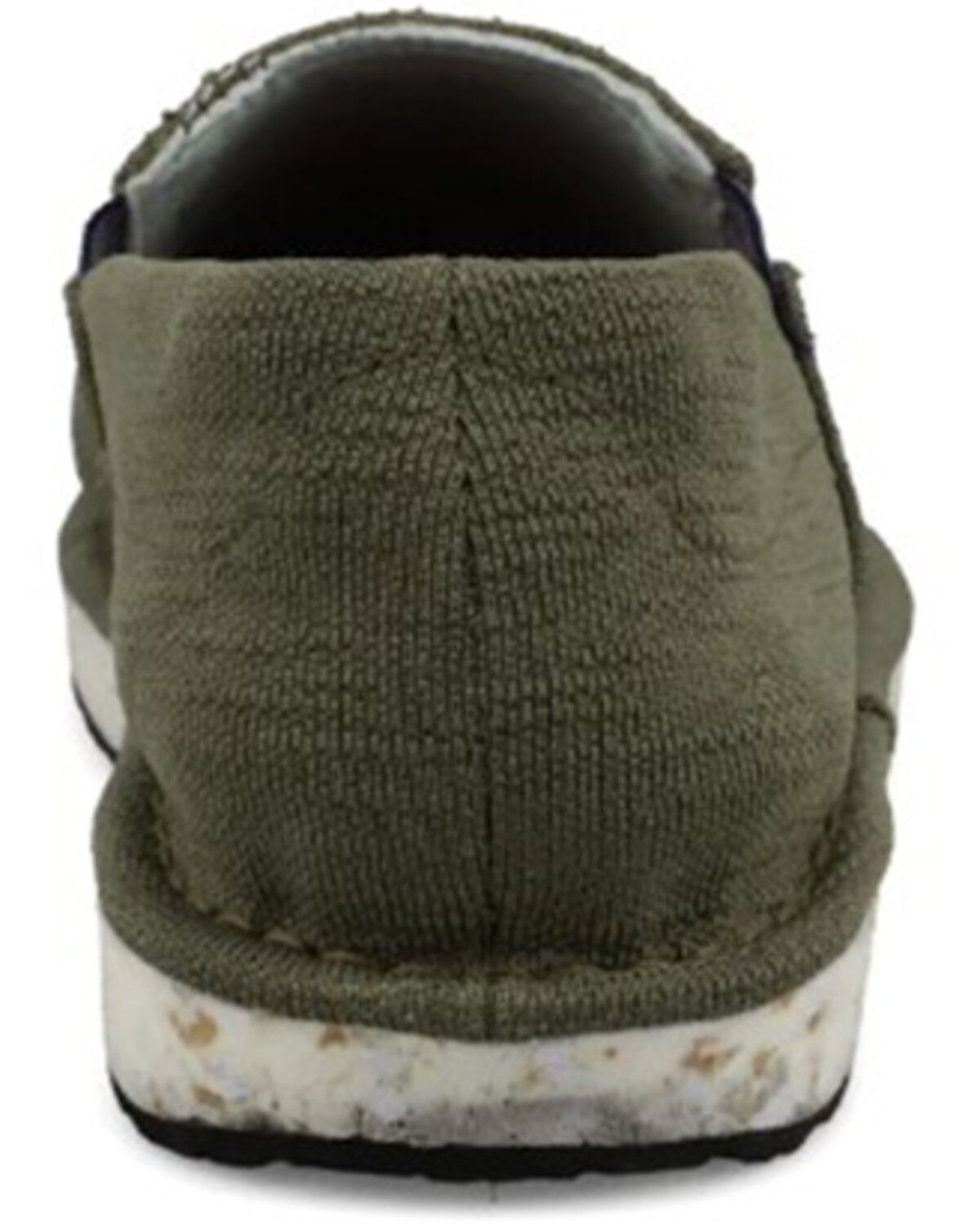 Image #5 - Twisted X Men's Circular Project™ Slip-On Shoes - Moc Toe, Green, hi-res