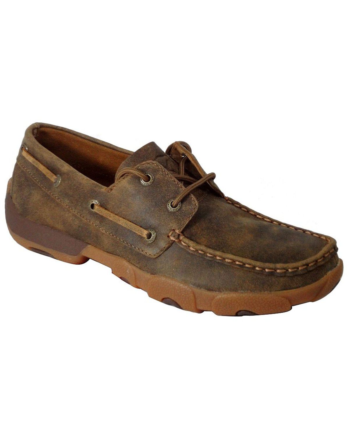 Twisted X Women's Driving Lace-Up Moccasins Round Toe Twisted X Women's Driving Lace-Up Moccasins Round Toe