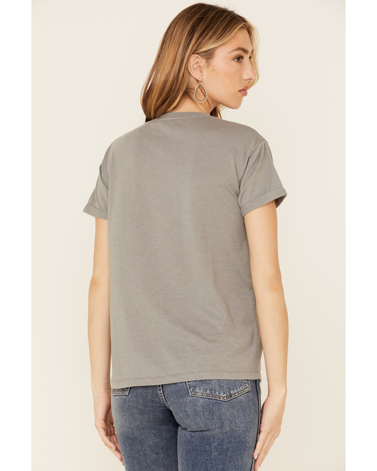 Image #4 - White Crow Women's This Country Needs More Cowboys Graphic Short Sleeve Tee, Charcoal, hi-res