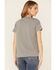 Image #4 - White Crow Women's This Country Needs More Cowboys Graphic Short Sleeve Tee, Charcoal, hi-res