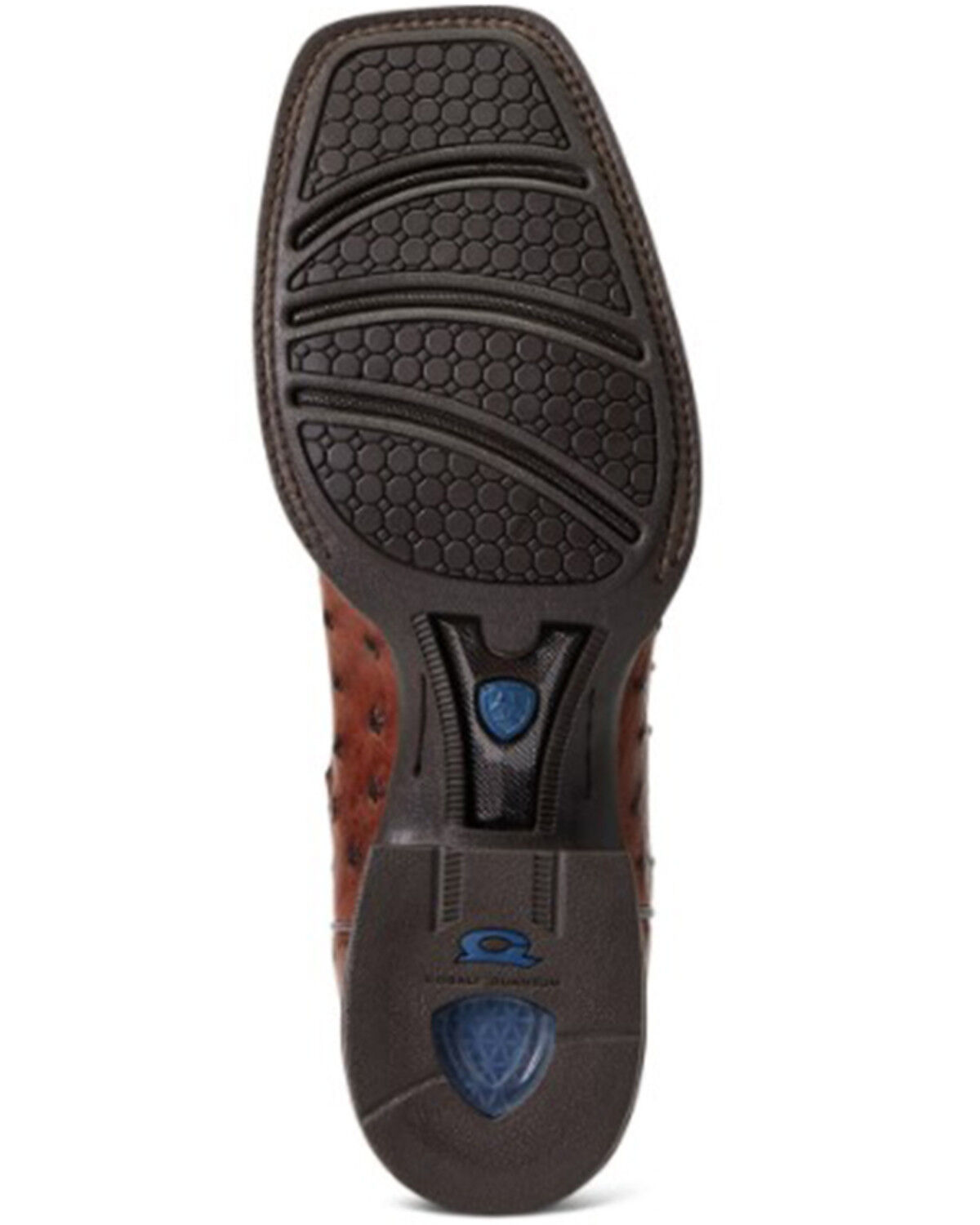 Image #5 - Ariat Men's Full Quill Ostrich Quantum Primo Western Boot - Broad Square Toe, Brown, hi-res