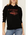 Image #2 - Blended Women's Keep Rollin Black Graphic Hoodie Sweater, Black, hi-res