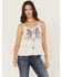 Image #1 - Shyanne Women's Embroidered Cami, Ivory, hi-res