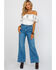 Free People Women's Seasons In The Sun Jeans , Blue, hi-res