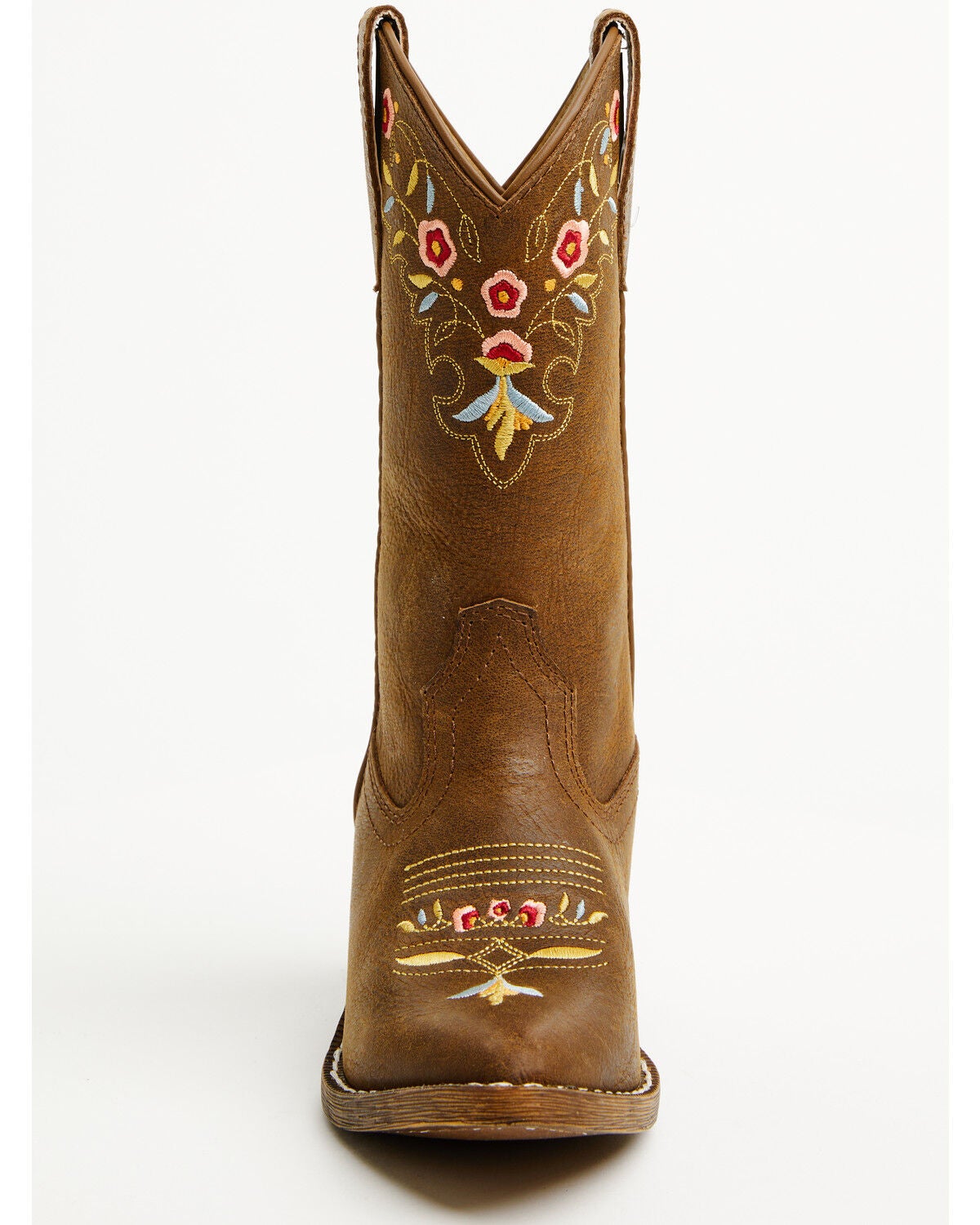 Image #4 - Shyanne Girls' Stephanie Western Boots - Round Toe, Brown, hi-res