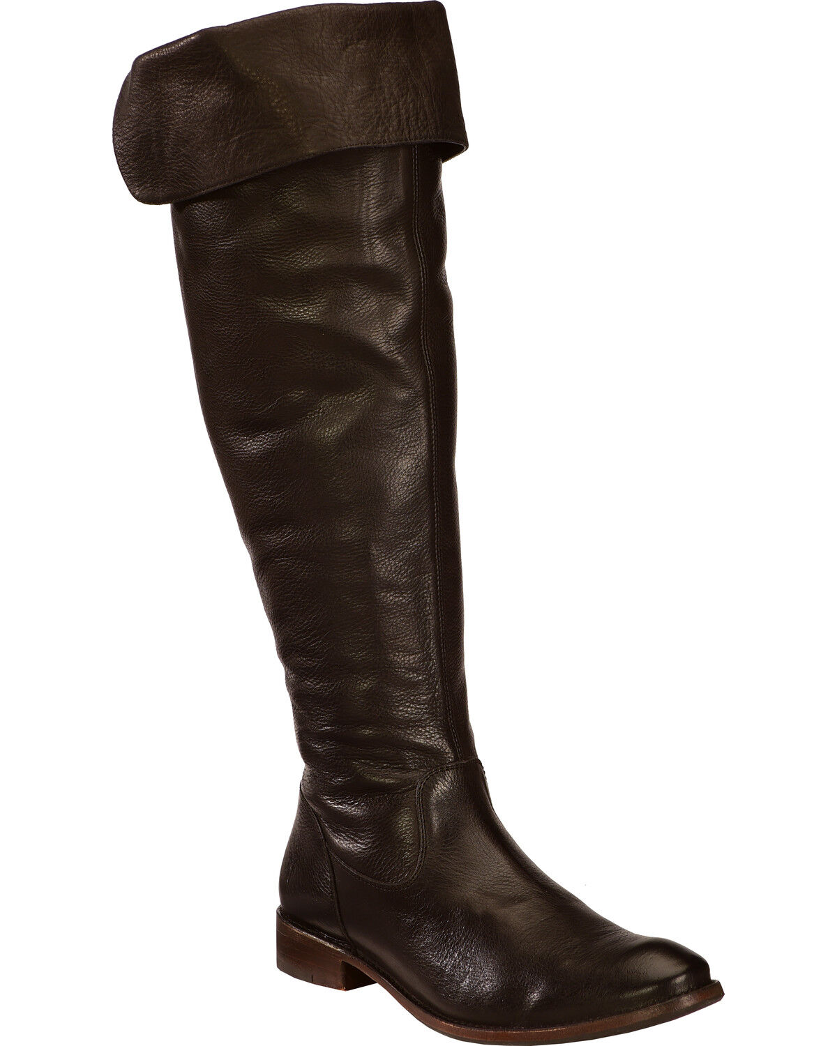 over the knee riding boots black
