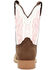 Image #5 - Durango Little Girls' Lil' Rebel Pro™ Western Boots - Broad Square Toe, Brown, hi-res