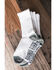 Image #1 - Boot Barn Kids' Basic 3-Pack Crew Socks, White, hi-res