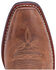 Laredo Women's Myra Ankle Fringe Western Boots - Square Toe, Sand, hi-res