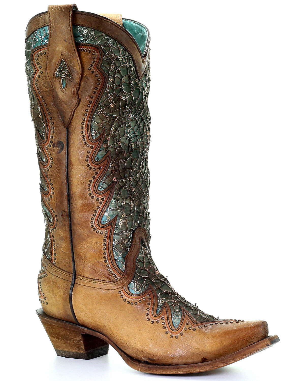 cowboy boots blue