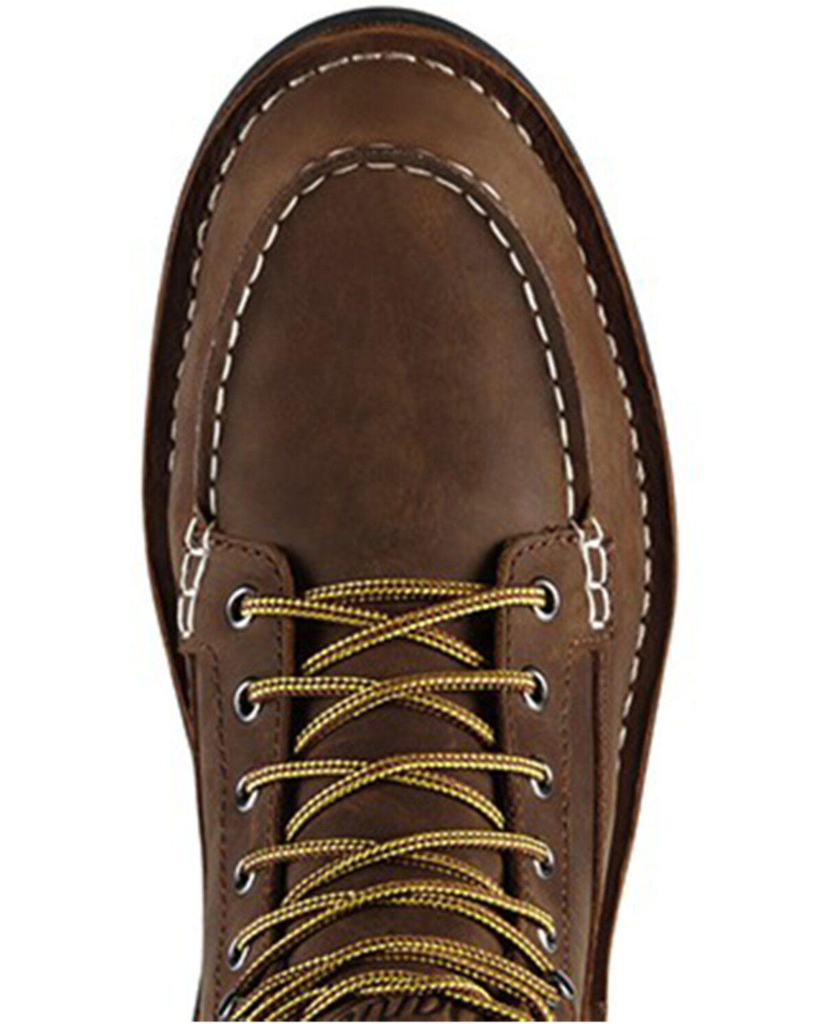 Image #4 - Danner Men's 6" Bull Run Moc Work Boots - Soft Toe, Tan, hi-res