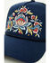 Image #2 - Shyanne Women's Primrose Floral Embroidered Ball Cap, Navy, hi-res