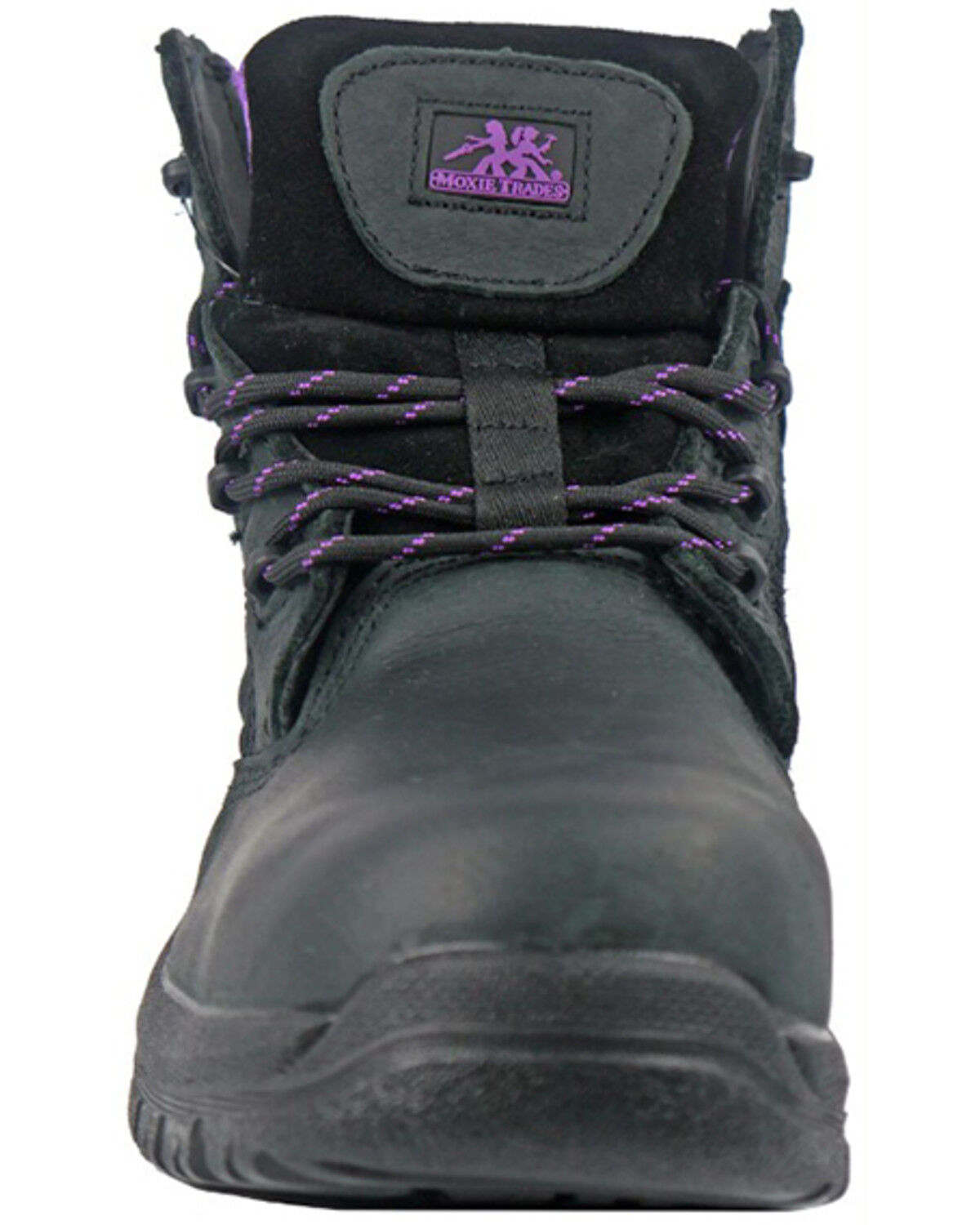 Image #4 - Moxie Trades Women's 6" Tina Waterproof Work Boots - Composite Toe, Black, hi-res