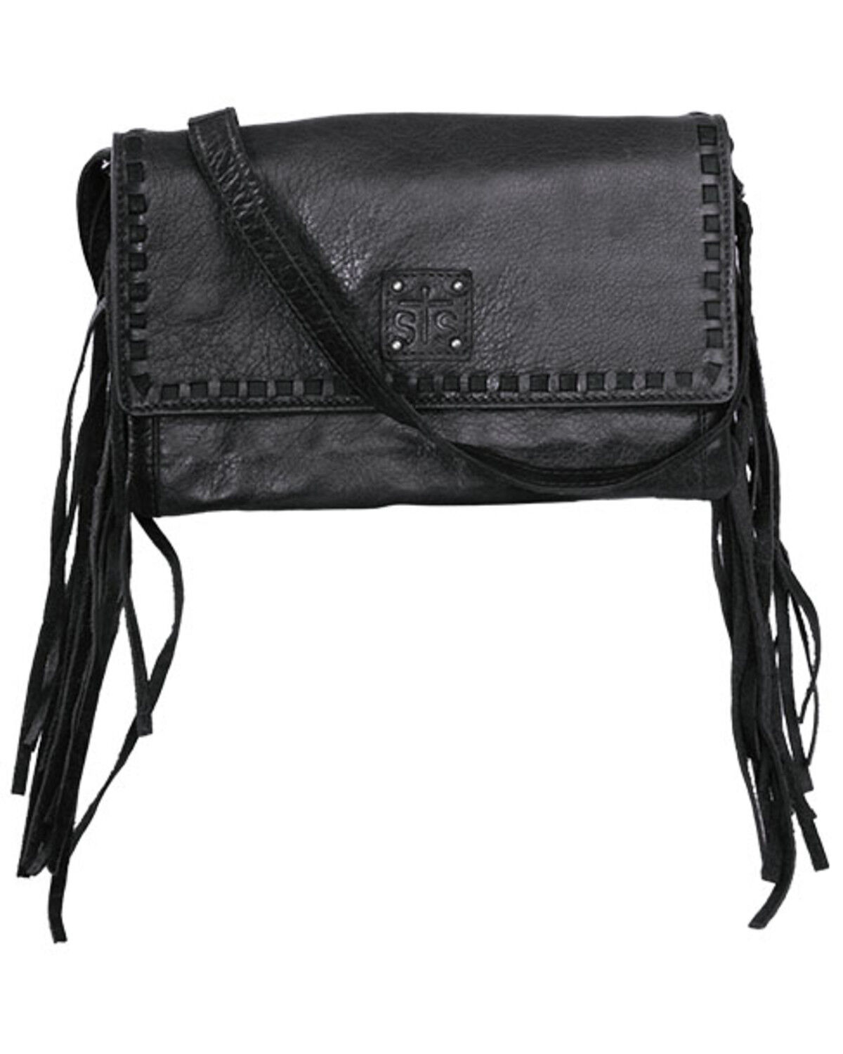 Image #1 - STS Ranchwear by Carroll Women's Indie Harper Crossbody Bag, Black, hi-res