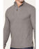 Image #3 - Cody James Men's FR Wynn Waffle Knit 1/4 Zip Long Sleeve Shirt, Grey, hi-res