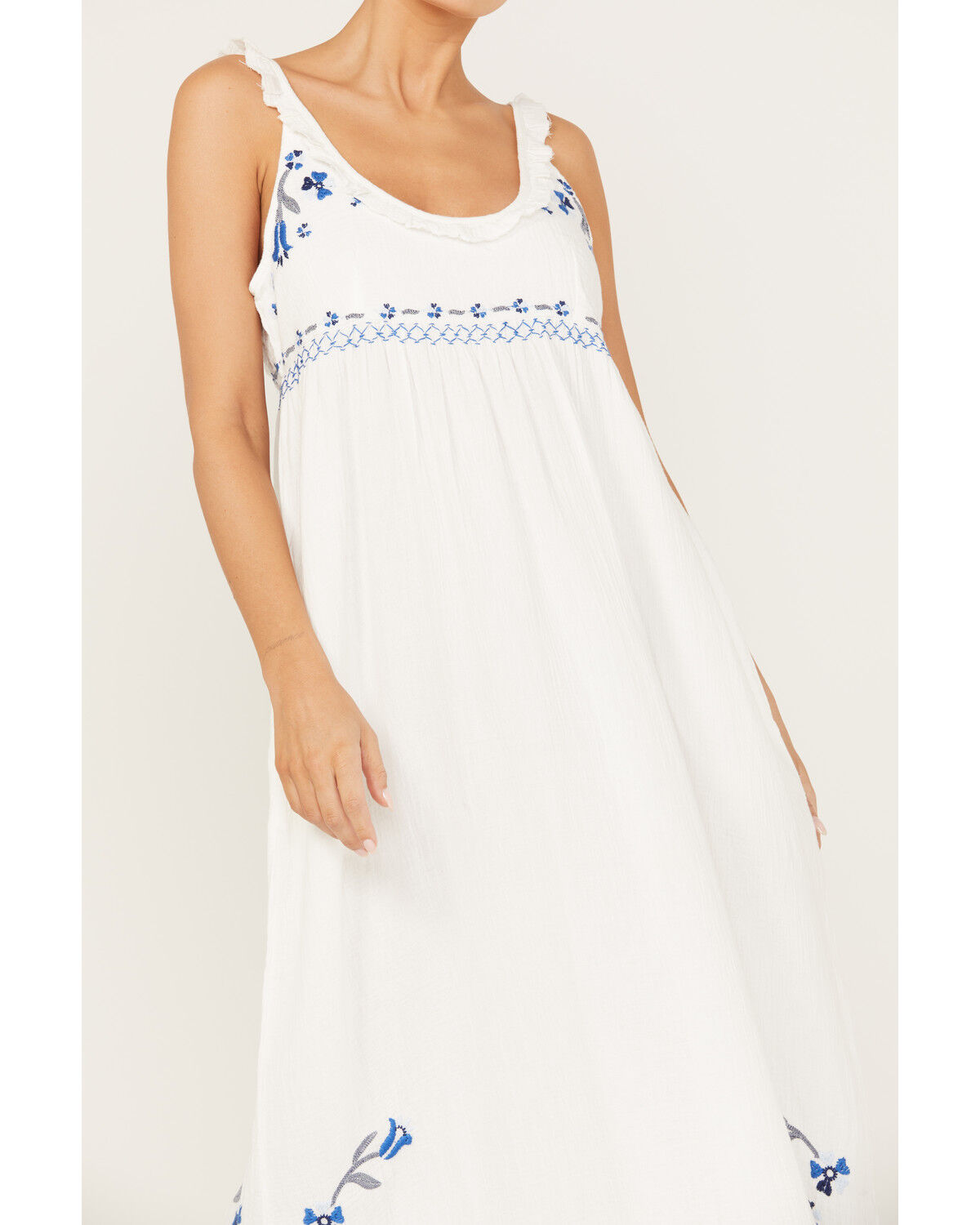 Image #3 - Free People Women's Magda Maxi Dress, Ivory, hi-res