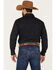 Image #4 - Rough Stock by Panhandle Men's Music Note Geo Print Long Sleeve Stretch Western Shirt, Black, hi-res
