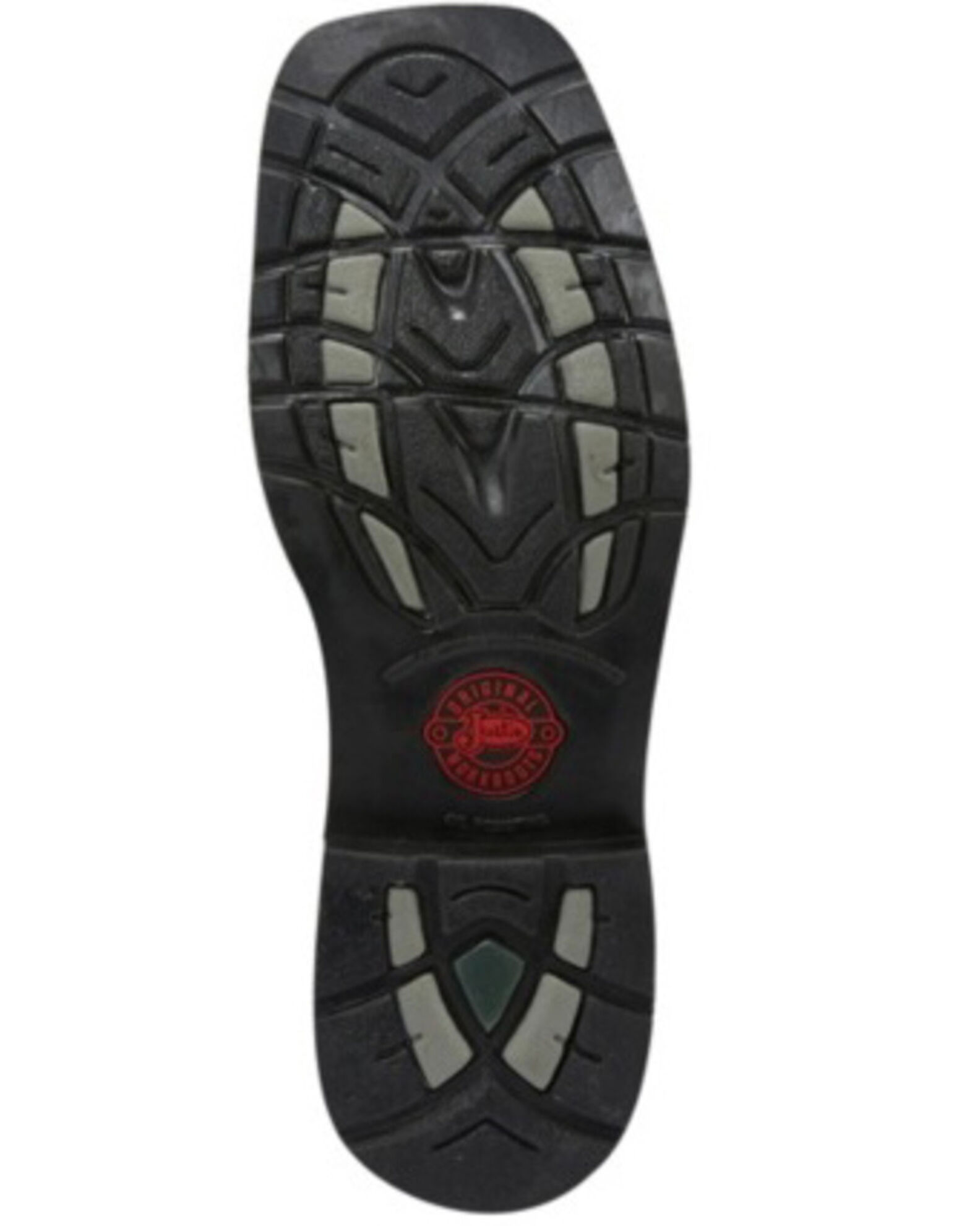 Image #6 - Justin Men's Trekker Bottom Lands Waterproof Western Work Boots - Soft Toe, Brown, hi-res