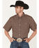 Image #1 - RANK 45® Men's Mudslinger Geo Print Button-Down Stretch Western Shirt, Multi, hi-res