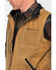 Outback Trading Co Men's Sawbuck Flannel Lined Oilskin Zip-Front Vest, , hi-res