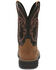 Justin Men's Stampede Rush Western Work Boots - Composite Toe, Brown, hi-res
