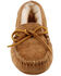 Minnetonka Women's Sheepskin Softsole Moccasins, Tan, hi-res