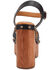 Image #5 - Dingo Women's Lotus Wooden Sandals, Black, hi-res