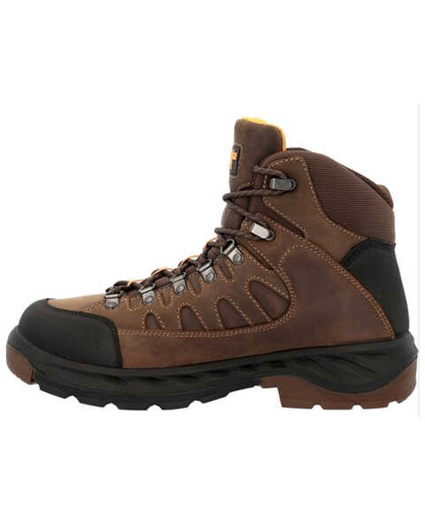 Image #3 - Georgia Boot Men's OT Waterproof Lace-Up Hiking Work Boots, Brown, hi-res