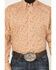 Image #3 - George Strait by Wrangler Men's Paisley Print Long Sleeve Button-Down Stretch Western Shirt - Big, Brown, hi-res
