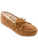 Minnetonka Women's Sheepskin Softsole Moccasins, Tan, hi-res
