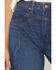 Image #2 - Wrangler Women's Rustlers Retreat Dark Wash High Rise Sleek Barrel Denim Jeans, Dark Wash, hi-res