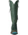Image #4 - Lane Women's Lexington Knee High Corset Western Boots - Snip Toe, Green, hi-res