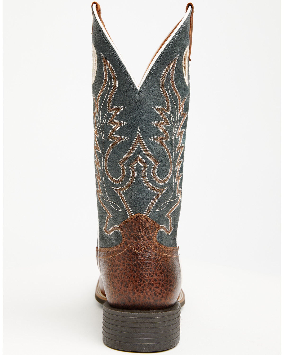 Image #5 - Cody James Men's Montoya Performance Western Boots - Broad Square Toe, Navy, hi-res