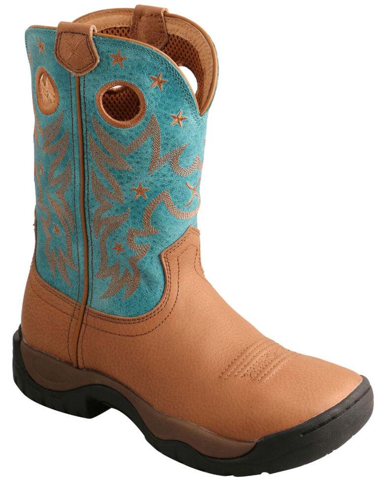 Twisted X Women's All Around Western Boots - Round Toe, Camel, hi-res