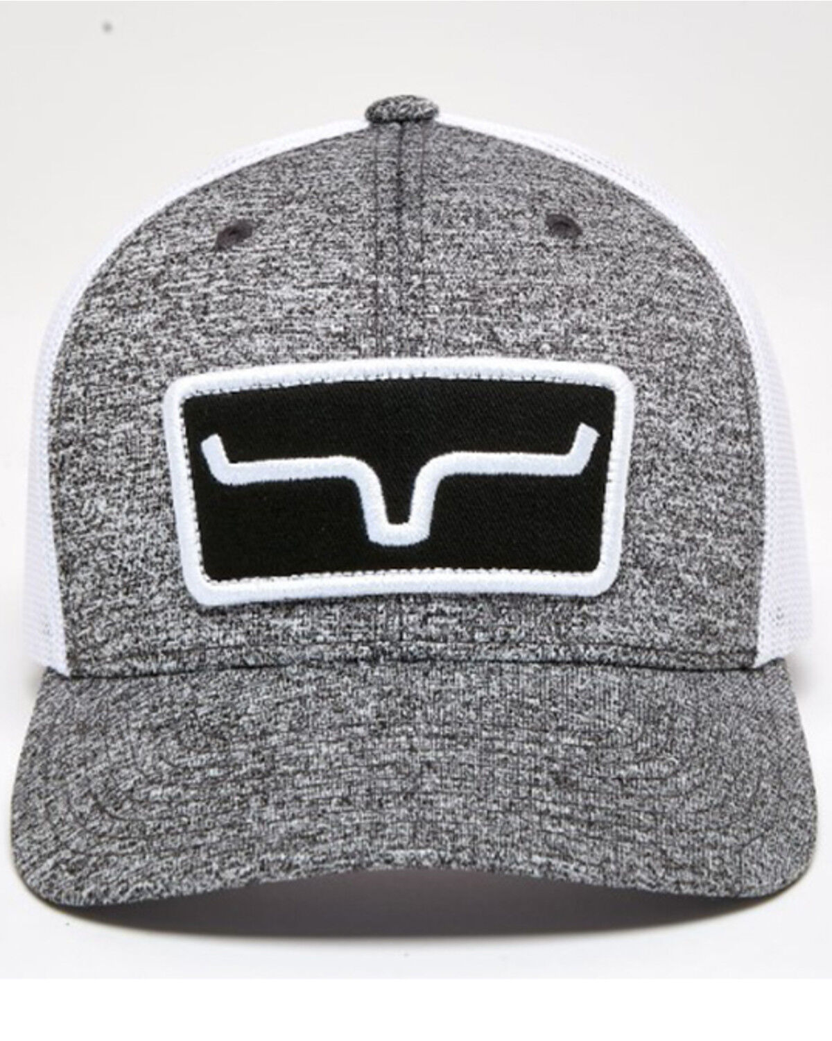 Image #3 - Kimes Ranch Men's The Cutter Logo Patch Mesh Back Trucker Cap, Heather Grey, hi-res