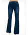 Cowgirl Tuff Women's Dark Wash Just Tuff Trousers, Indigo, hi-res