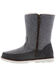 Lamo Footwear Women's Charcoal Brighton Boots - Moc Toe, Charcoal, hi-res