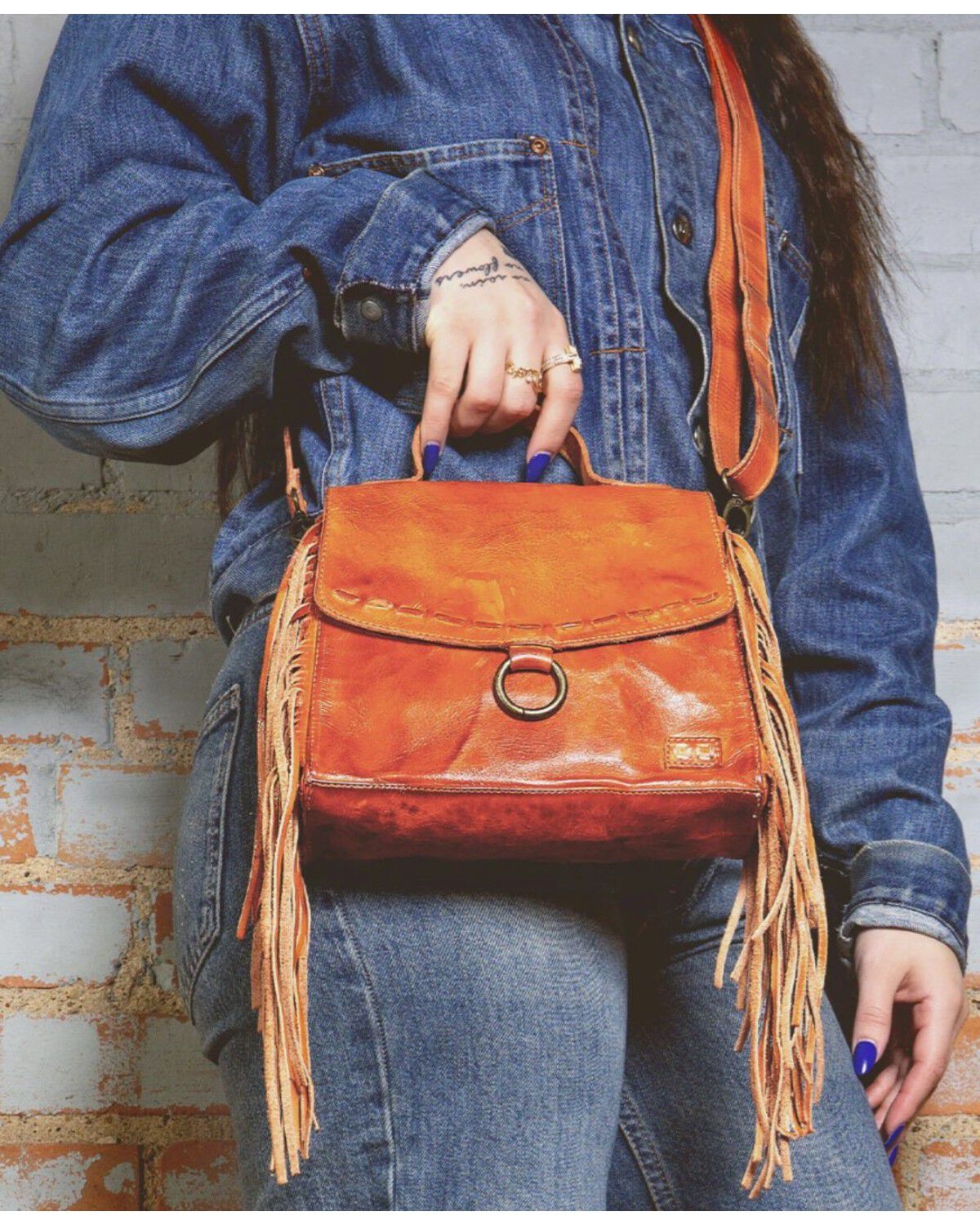 Image #5 - Bed Stu Women's Hidden Crossbody, Cherry, hi-res