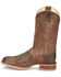 Image #3 - Justin Men's Clanton Western Boots - Round Toe, Brown, hi-res